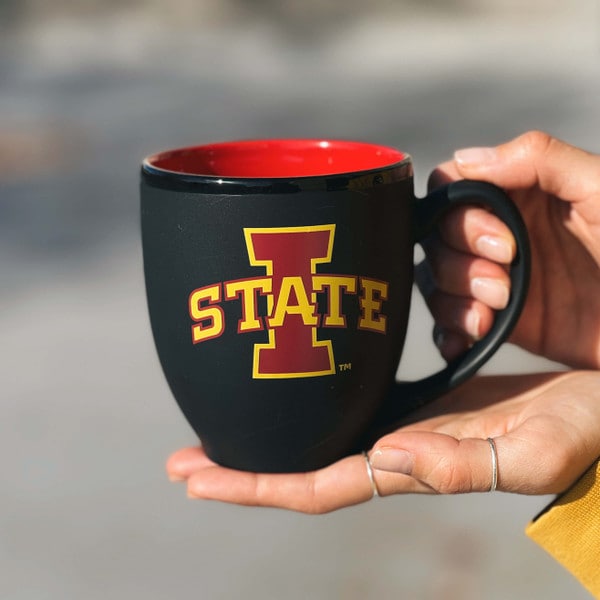 I-State Black & Cardinal Bistro 16oz. Ceramic Mug